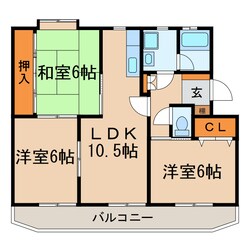 アーバンハイツ春日井の物件間取画像